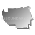 Union Elementary School District, California (Gray Gradient Fill with Shadow)