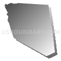 Reed Union Elementary School District, California (Gray Gradient Fill with Shadow)