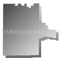 Ina Community Consolidated School District 8, Illinois (Gray Gradient Fill with Shadow)