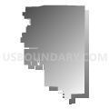 New Simpson Hill Consolidated District 32, Illinois (Gray Gradient Fill with Shadow)