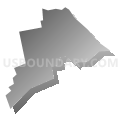 Alpha Borough School District, New Jersey (Gray Gradient Fill with Shadow)