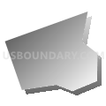 Woodlynne Borough School District, New Jersey (Gray Gradient Fill with Shadow)
