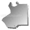 Seal Beach city, California (Gray Gradient Fill with Shadow)