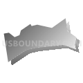 Fenwick borough, Connecticut (Gray Gradient Fill with Shadow)