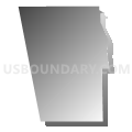 Suncoast Estates CDP, Florida (Gray Gradient Fill with Shadow)