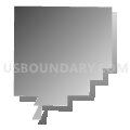 Roodhouse city, Illinois (Gray Gradient Fill with Shadow)