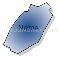 Dargan CDP, Maryland (Radial Fill with Shadow)