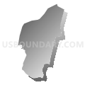 Sturbridge CDP, Massachusetts (Gray Gradient Fill with Shadow)