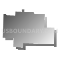 Weaubleau city, Missouri (Gray Gradient Fill with Shadow)