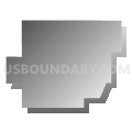 Norborne city, Missouri (Gray Gradient Fill with Shadow)