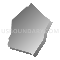 Morris Plains borough, New Jersey (Gray Gradient Fill with Shadow)