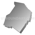 Leonia borough, New Jersey (Gray Gradient Fill with Shadow)