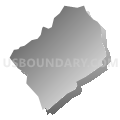 New Providence borough, New Jersey (Gray Gradient Fill with Shadow)