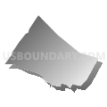 Golden Triangle CDP, New Jersey (Gray Gradient Fill with Shadow)