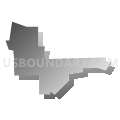 Guilford CDP, New York (Gray Gradient Fill with Shadow)