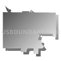 Youngstown city, Ohio (Gray Gradient Fill with Shadow)