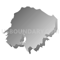 Monroeville municipality, Pennsylvania (Gray Gradient Fill with Shadow)