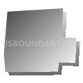 Liberty borough, Pennsylvania (Gray Gradient Fill with Shadow)