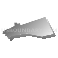 Tidioute borough, Pennsylvania (Gray Gradient Fill with Shadow)