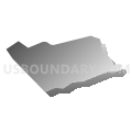 Weatherly borough, Pennsylvania (Gray Gradient Fill with Shadow)