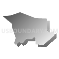 Penn State Erie (Behrend) CDP, Pennsylvania (Gray Gradient Fill with Shadow)