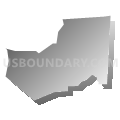 Columbus CDP, Pennsylvania (Gray Gradient Fill with Shadow)