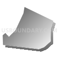 Union Deposit CDP, Pennsylvania (Gray Gradient Fill with Shadow)