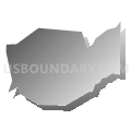 Vowinckel CDP, Pennsylvania (Gray Gradient Fill with Shadow)