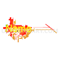 Gun Barrel City city, Texas (Bright Blending Fill with Shadow)