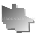 Claude city, Texas (Gray Gradient Fill with Shadow)