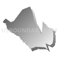 Bonanza CDP, Utah (Gray Gradient Fill with Shadow)