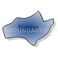 Bon Air CDP, Virginia (Radial Fill with Shadow)