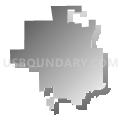 Battle Ground city, Washington (Gray Gradient Fill with Shadow)