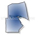 Santa Clara County (Northwest)--San Jose (Northwest) & Santa Clara Cities PUMA, California (Radial Fill with Shadow)