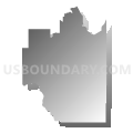 Ada County (South)--Boise (South) & Kuna Cities PUMA, Idaho (Gray Gradient Fill with Shadow)