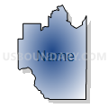 Ada County (South)--Boise (South) & Kuna Cities PUMA, Idaho (Radial Fill with Shadow)