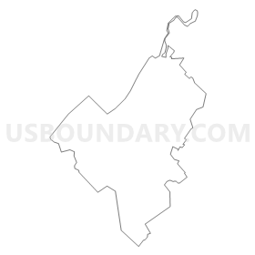 Boston City--Hyde Park, Jamaica Plain, Roslindale & West Roxbury PUMA, Massachusetts Outline