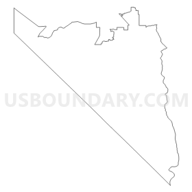 Clark County (South)--Henderson (East) & Boulder Cities PUMA, Nevada Outline