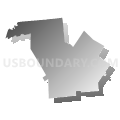 Oneida County (Central)--Greater Utica & Rome Cities PUMA, New York (Gray Gradient Fill with Shadow)