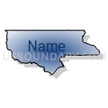 Halifax, Hertford, Northampton & Warren (East) Counties PUMA, North Carolina (Radial Fill with Shadow)