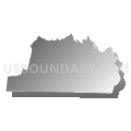 Union (East) & Anson Counties--Monroe City PUMA, North Carolina (Gray Gradient Fill with Shadow)