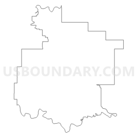 Bryan, Pontotoc (East), Marshall, Atoka, Johnston & Coal Counties--Ada City PUMA, Oklahoma Outline