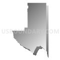 Tulsa County (Southeast)--Tulsa (Southeast) & Broken Arrow (West) Cities PUMA, Oklahoma (Gray Gradient Fill with Shadow)