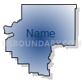 Washington, Osage (North & West), Pawnee & Creek (Northwest) Counties PUMA, Oklahoma (Radial Fill with Shadow)