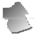 Davis County (South)--Bountiful, Farmington & North Salt Lake Cities PUMA, Utah (Gray Gradient Fill with Shadow)