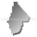 Oroville Union High School District, California (Gray Gradient Fill with Shadow)