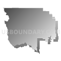 Choteau High School District, Montana (Gray Gradient Fill with Shadow)