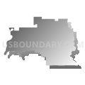 Ronan High School District, Montana (Gray Gradient Fill with Shadow)