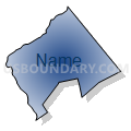 North Warren Regional School District, New Jersey (Radial Fill with Shadow)