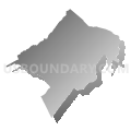 North Hunterdon-Voorhees Regional School District, New Jersey (Gray Gradient Fill with Shadow)